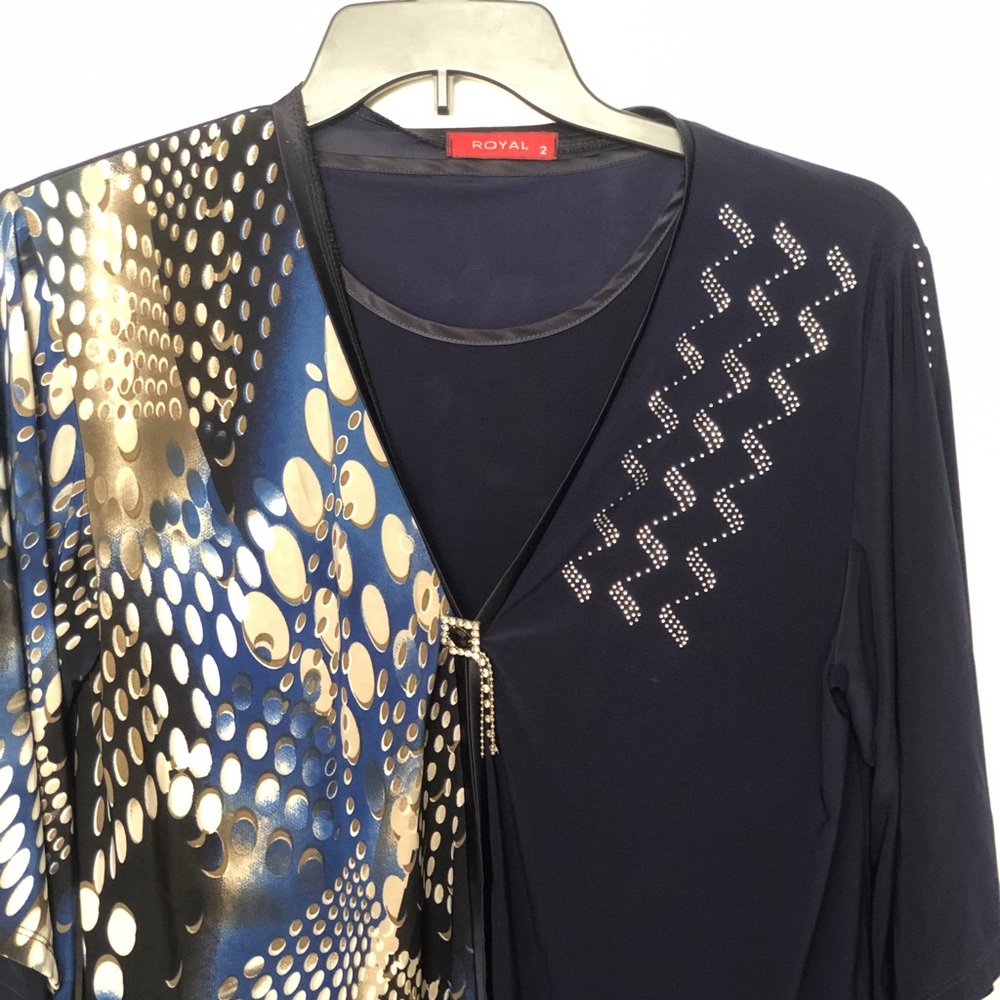 Ladies 2 piece blouse set.#026